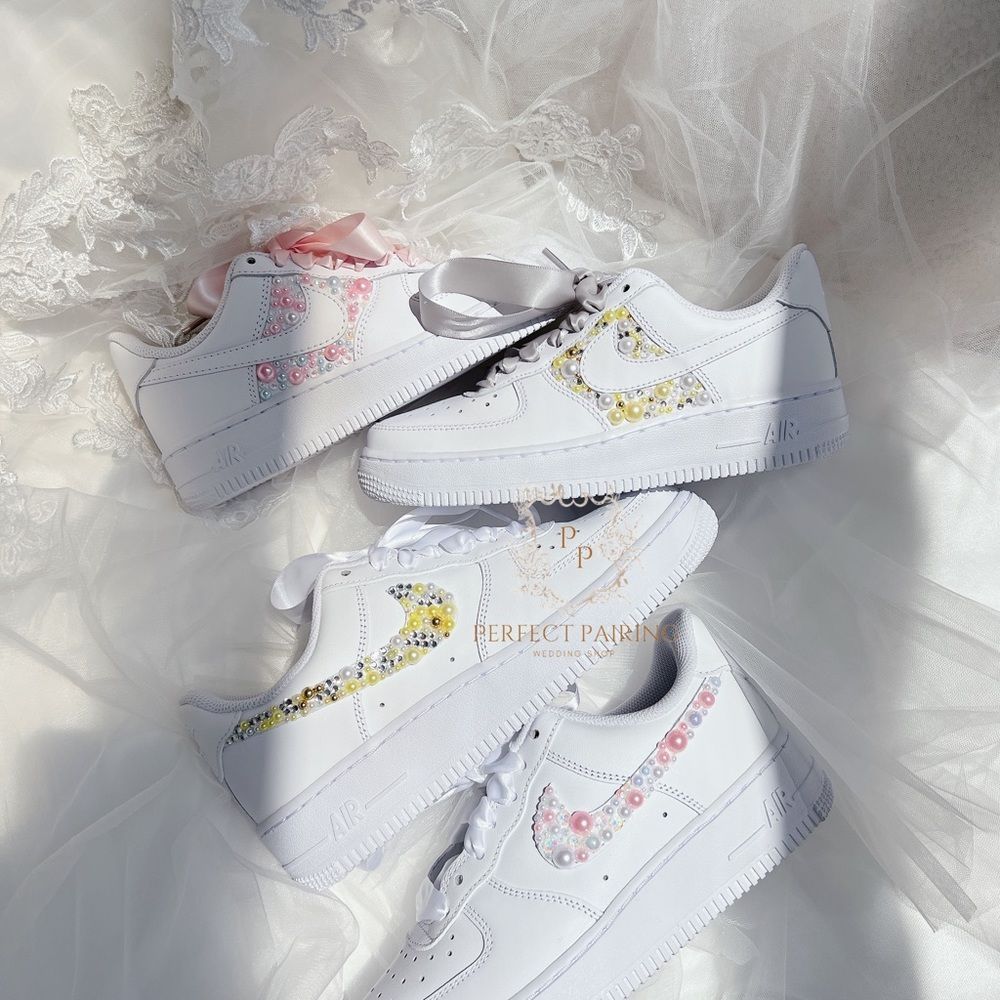 Wedding custom sneakers - air force 1 - Picture 3 of 4